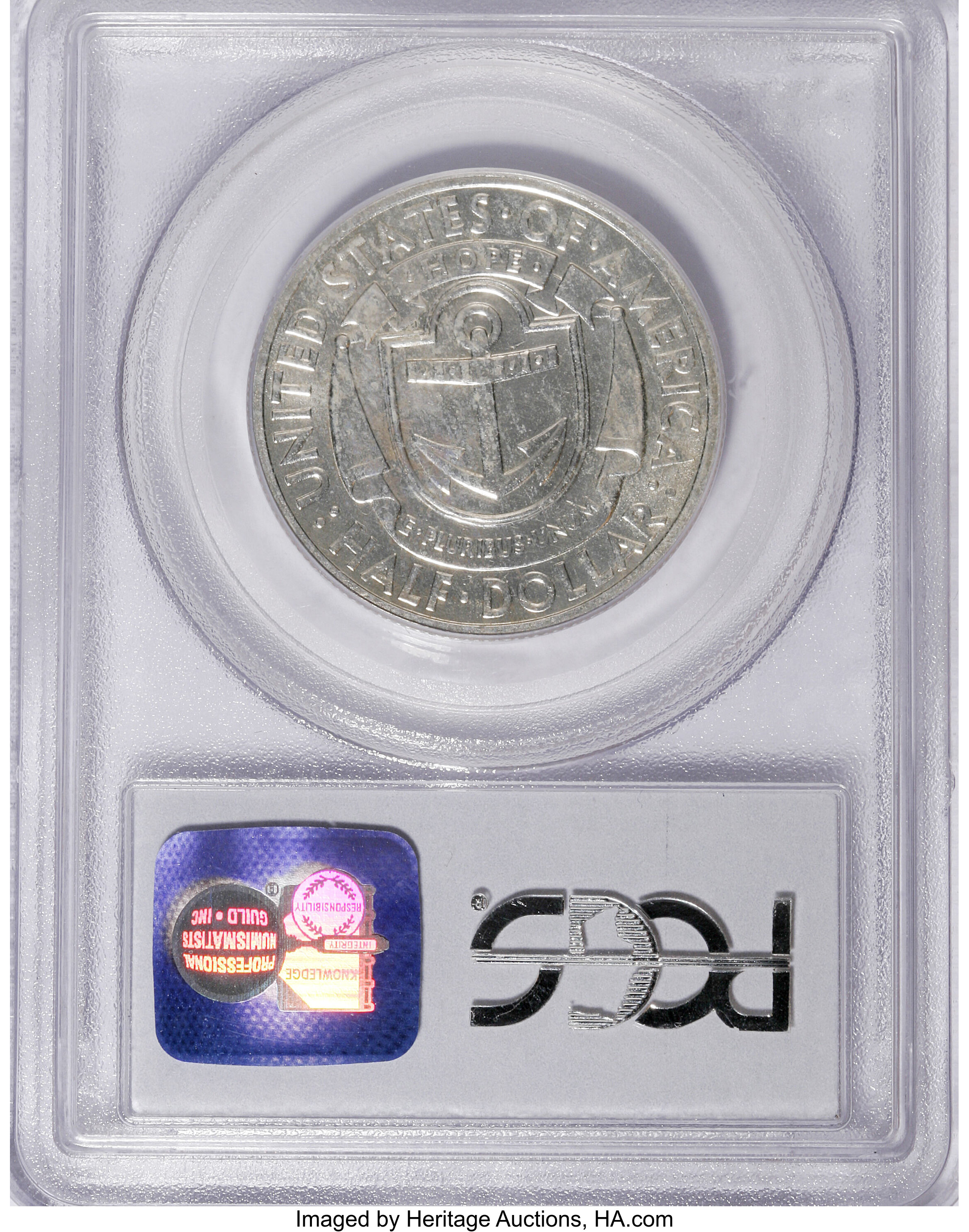 1936-S 50c Rhode Island XF40 thumbnail 8