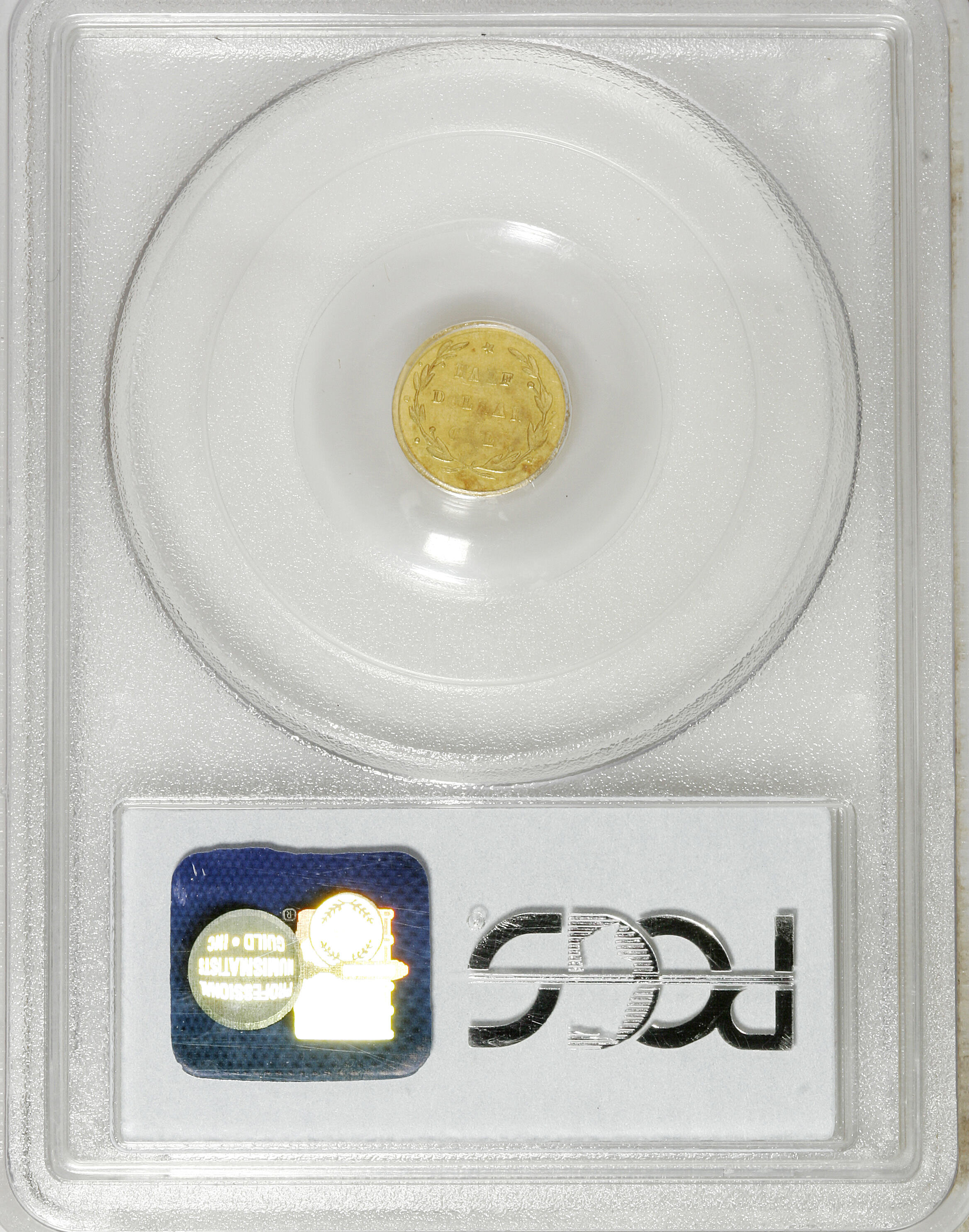 image for: 1871 50C Liberty Round 50 Cents, BG-1030, R.6, AU55 PCGS. Ex:Jay Roe. PCGS Population (1/9). NGC Census: (0/0).   (#10859)...