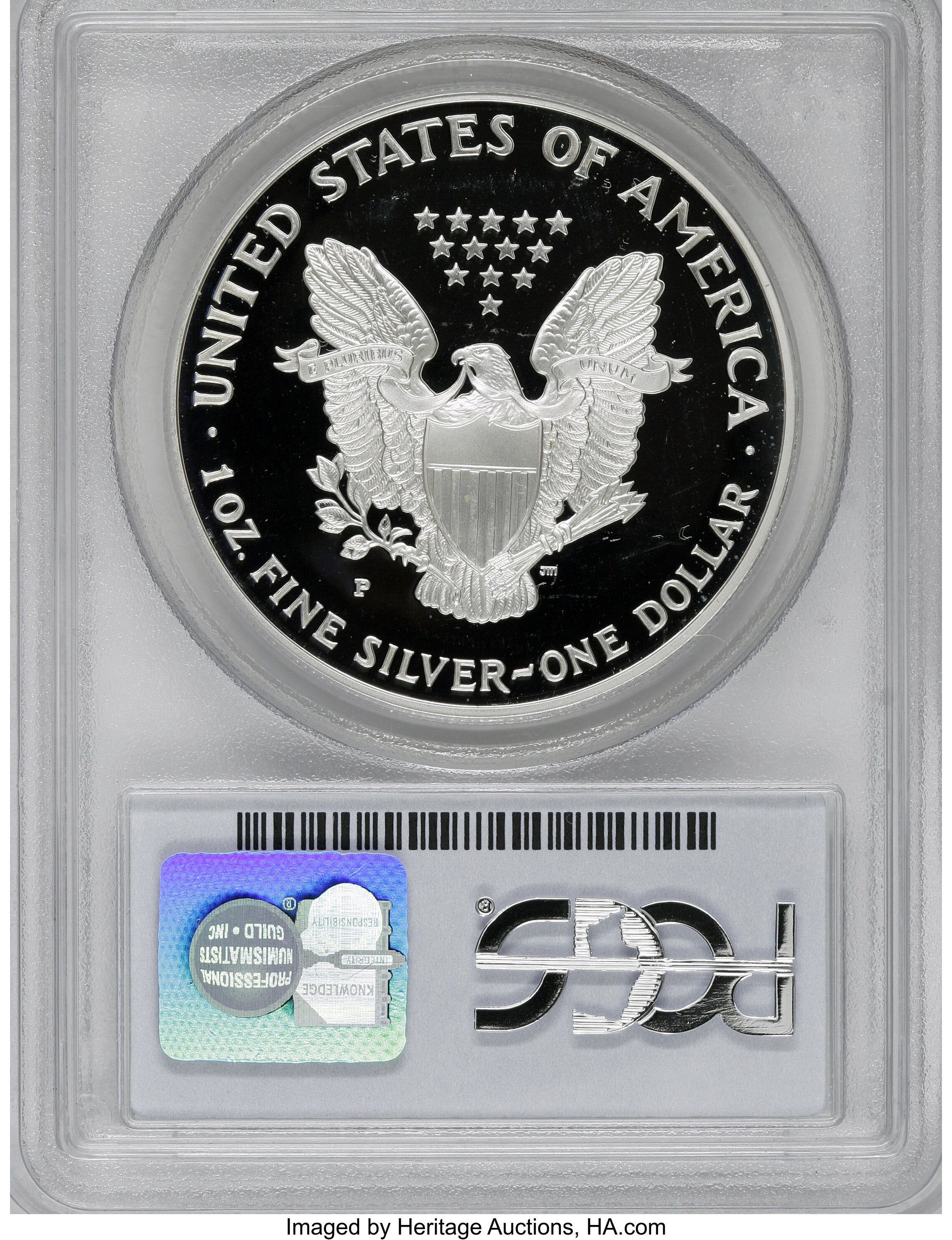 2000-P $1  Silver Eagle PR DCAM PR64 DCAM thumbnail 10