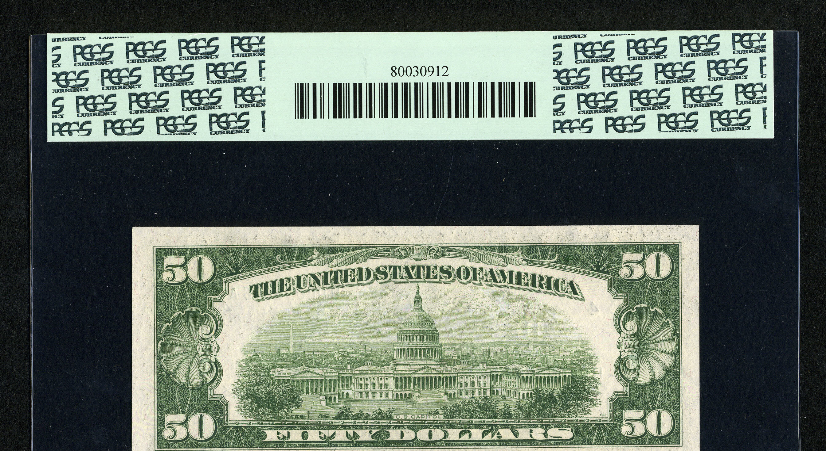image for: Fr. 2107-D $50 1950 Mule Federal Reserve Note. PCGS Very Choice New 64PPQ....