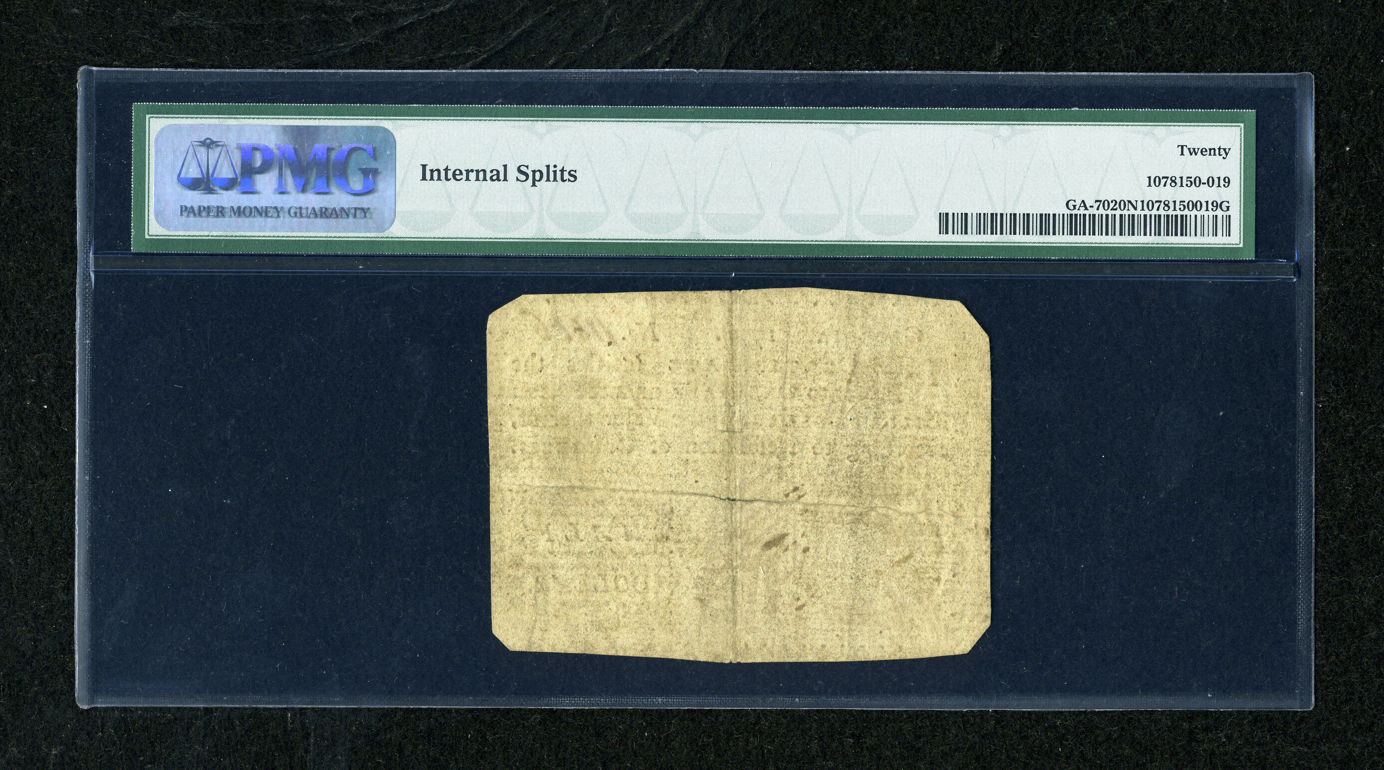 image for: Georgia 1776 $1/2 PMG Very Fine 20 Net....