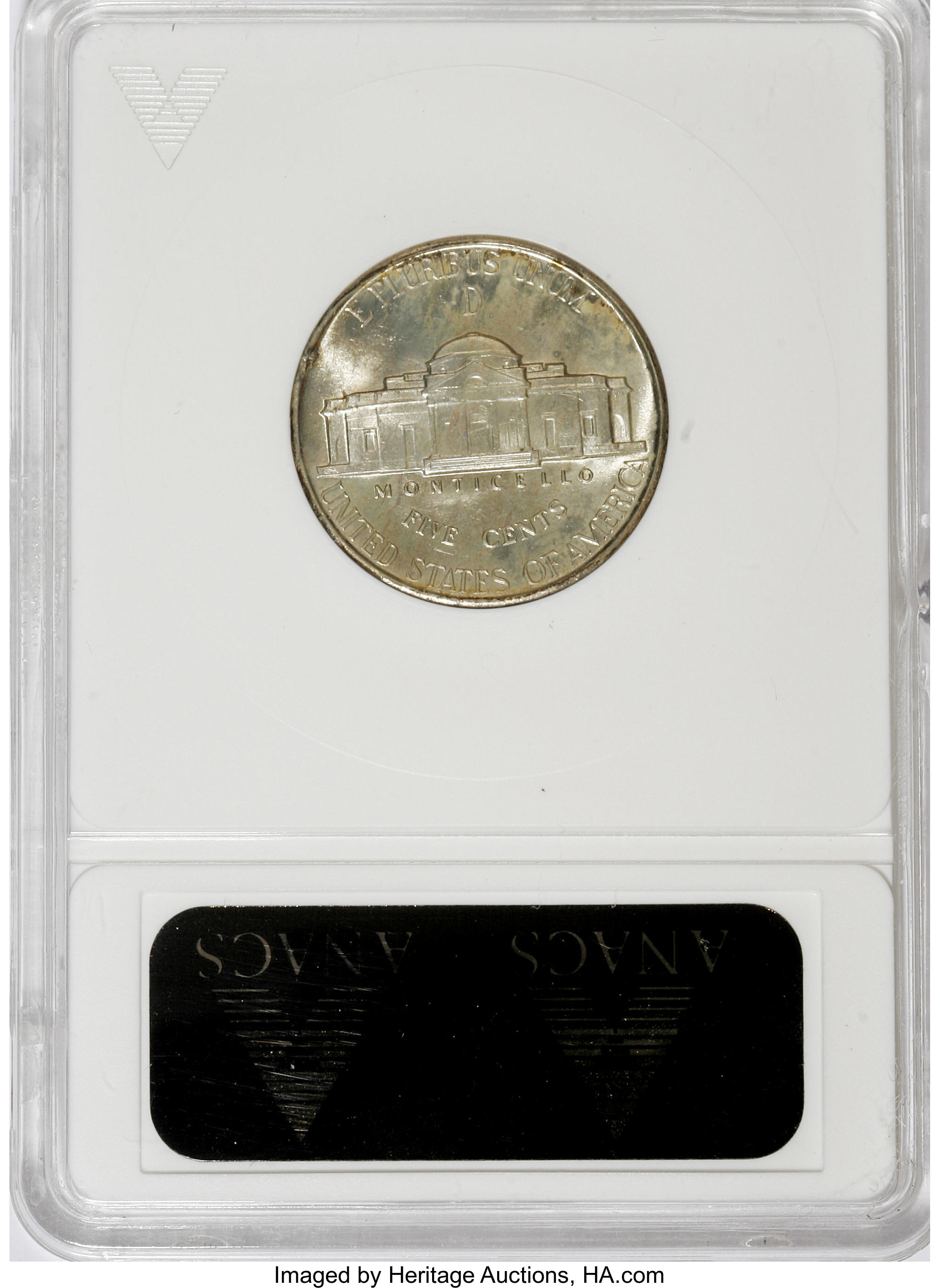 1944-D 5c Silver MS FS MS64 FS CAC thumbnail 2