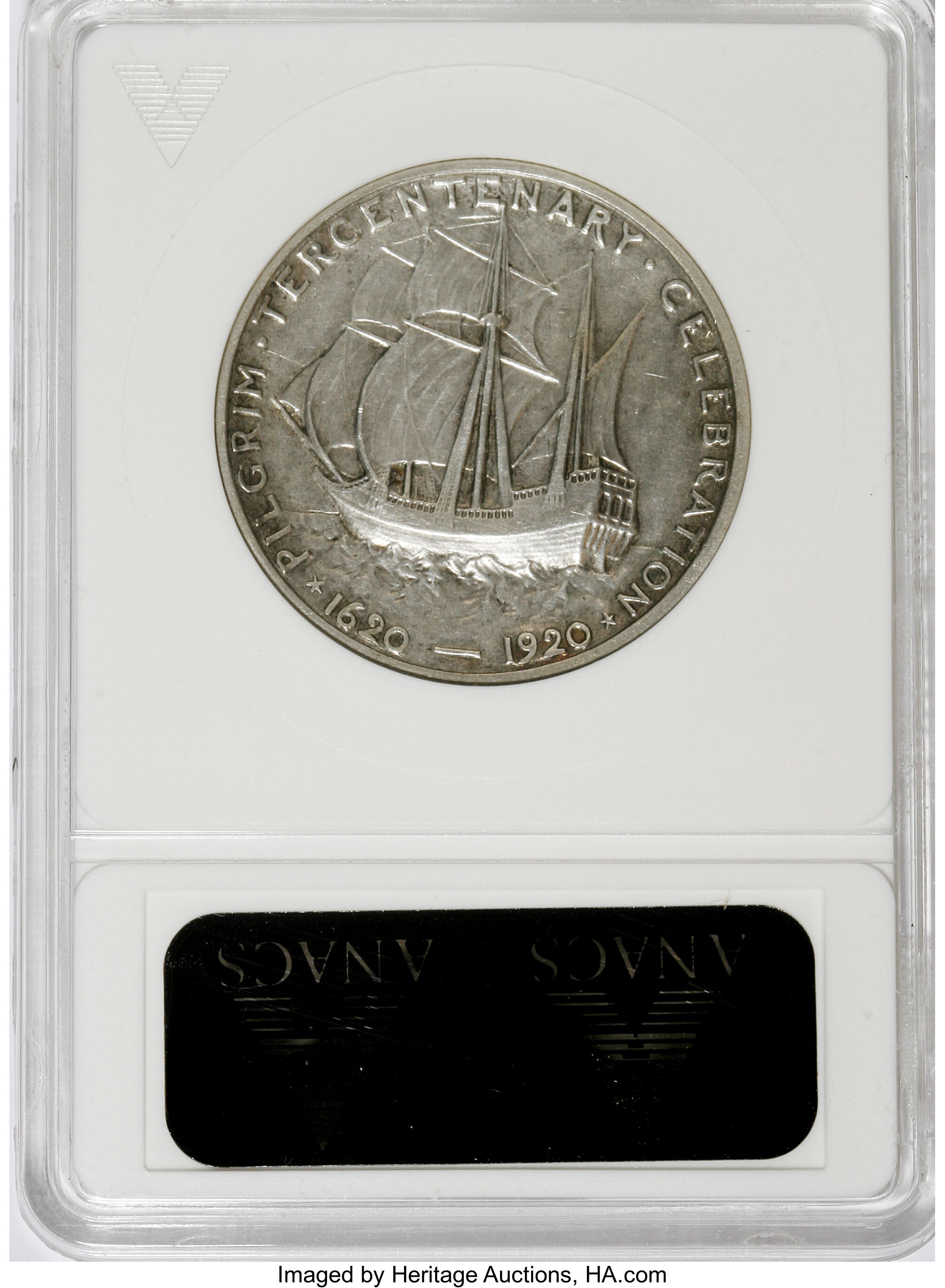 1920 50c Pilgrim VF35 CAC thumbnail 8