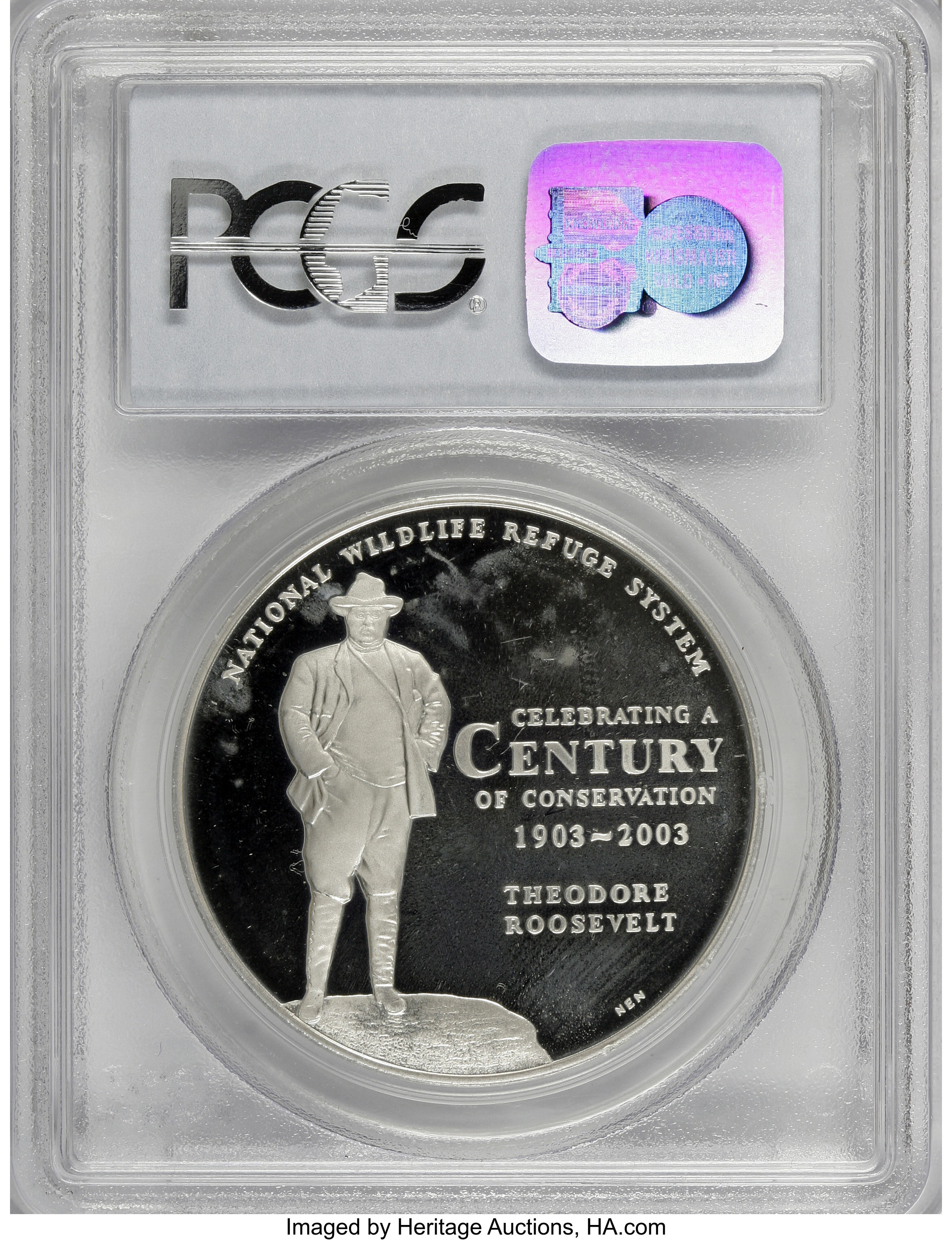 image for: 2003 Medal National Wildlife Refuge System, Eagle PR67 Deep Cameo PCGS. PCGS Population (5/203). NGC Census: (0/0).   (#205...