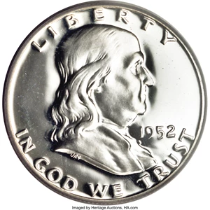 image for: 1952 50C PR64 Deep Cameo PCGS. CAC....