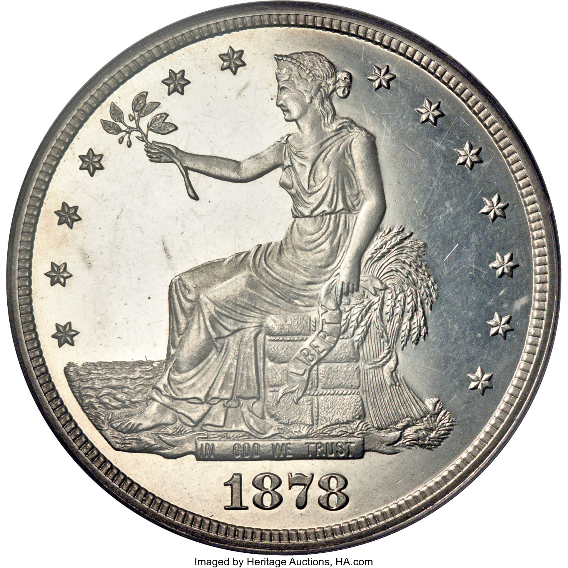 image for: 1878 T$1 PR63 Deep Cameo PCGS....