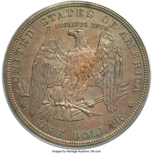 image for: 1879 $1 Morgan Dollar, Judd-1616, Pollock-1812, High R.6, PR64 Brown PCGS....