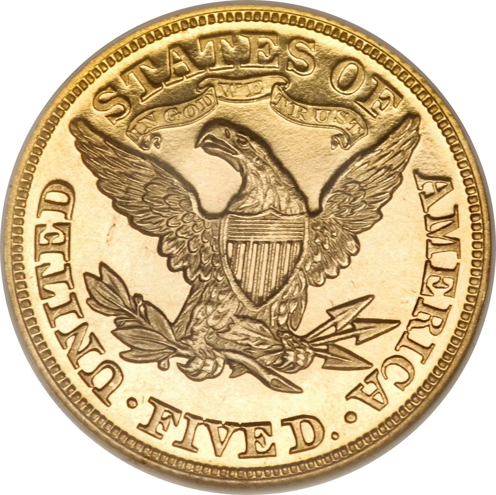 image for: 1874 $5 PR65  ★  Cameo NGC....