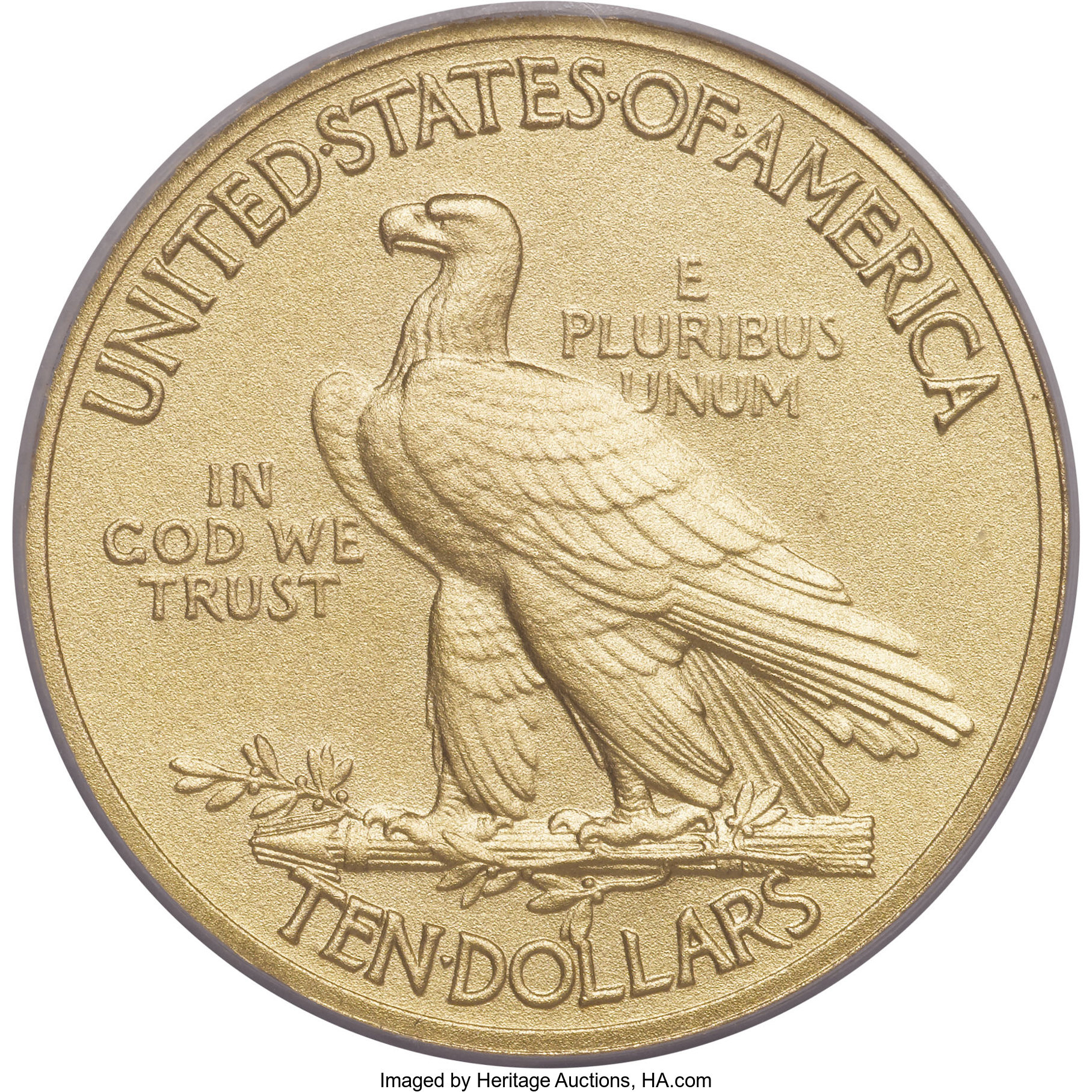 image for: 1909 $10 --Altered Surface--NCS. Proof....