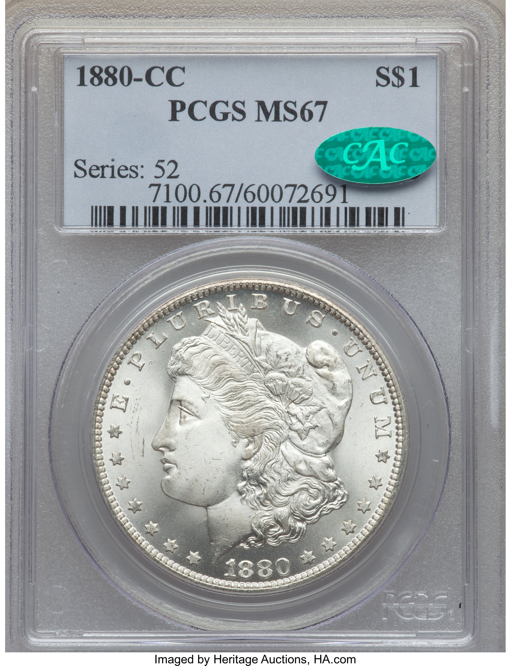 1880-CC $1  Dash Under 8, VAM-3 MS67 CAC thumbnail 6