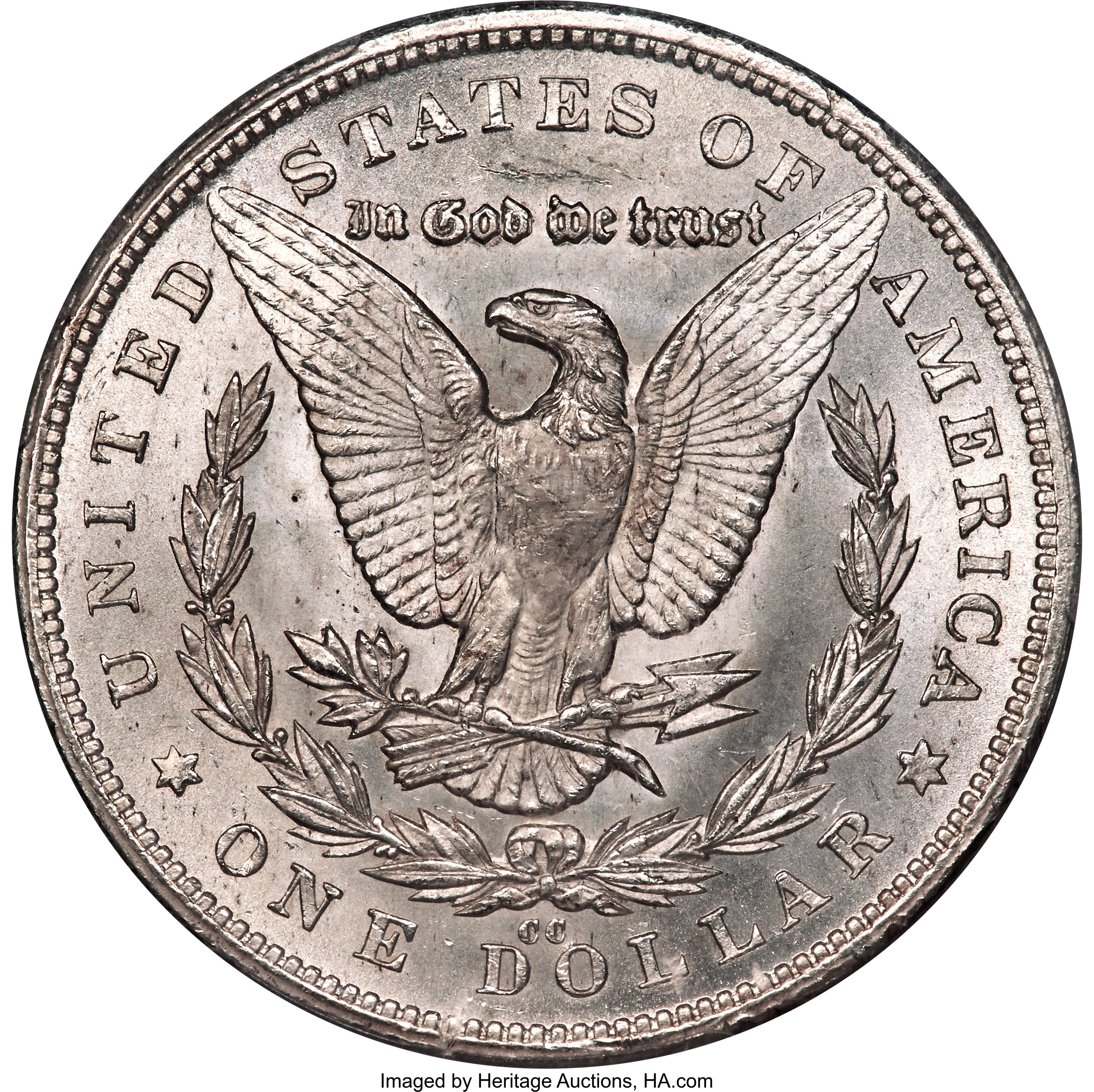 1880-CC $1  Dash Under 8, VAM-3 AU58 thumbnail 22