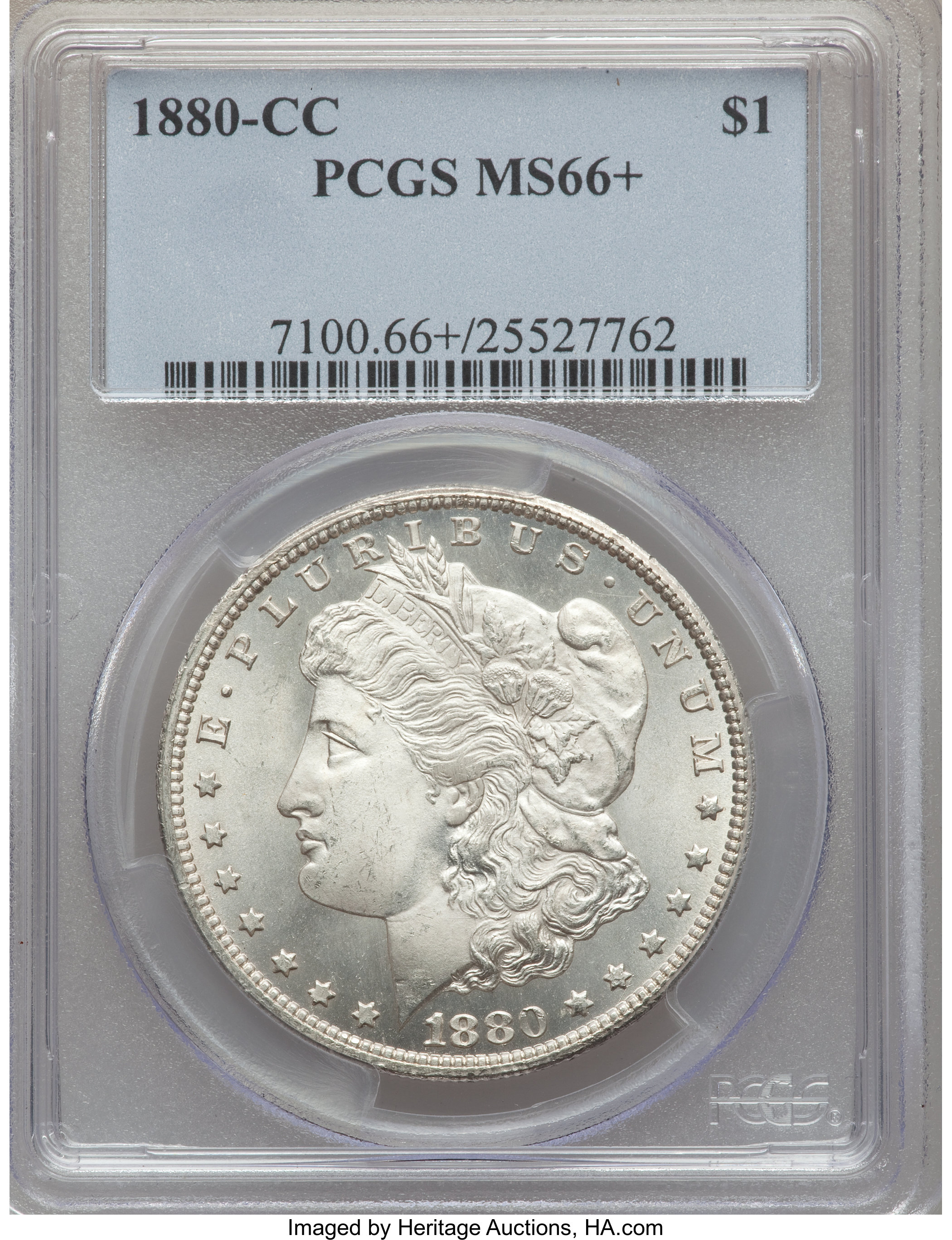 1880-CC $1  Dash Under 8, VAM-3 AU58 thumbnail 23