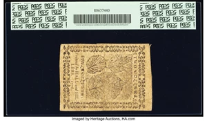 image for: Continental Currency May 9, 1776 $2 PCGS Very Fine 30PPQ....