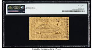 image for: New Jersey April 23, 1761 £3 PMG Very Fine 25....
