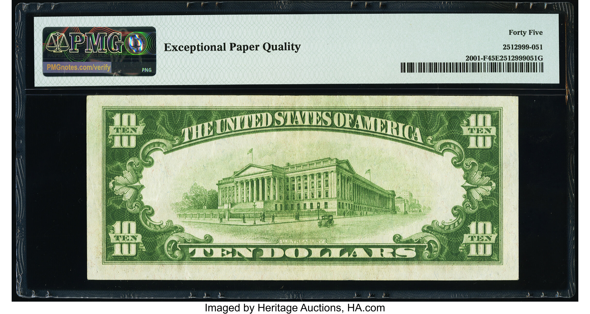 image for: Fr. 2001-F $10 1928A Federal Reserve Note. PMG Choice Extremely Fine 45 EPQ....