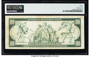 image for: Fr. 1087 $100 1914 Federal Reserve Note PMG Very Fine 30....