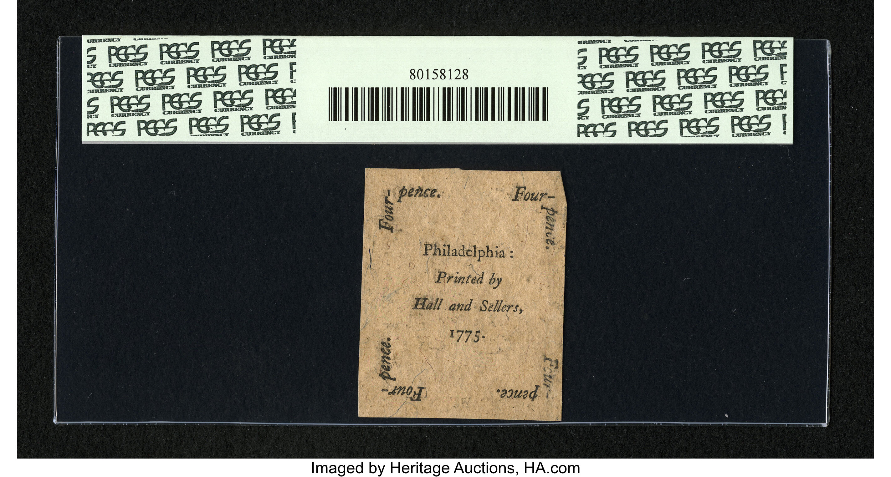 image for: Pennsylvania October 25, 1775 4d PCGS New 61PPQ....