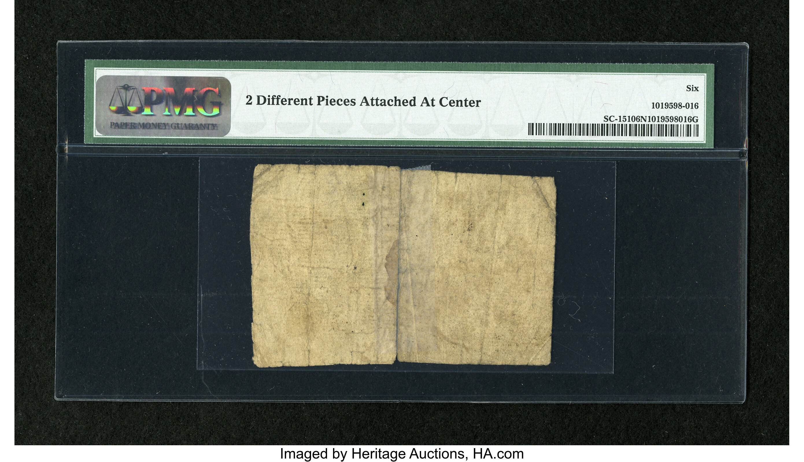 image for: South Carolina April 10, 1778 20s PMG Good 6 Net....