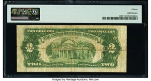 image for: Fr. 1502* $2 1928A Legal Tender Star Note. PMG Choice Fine 15....