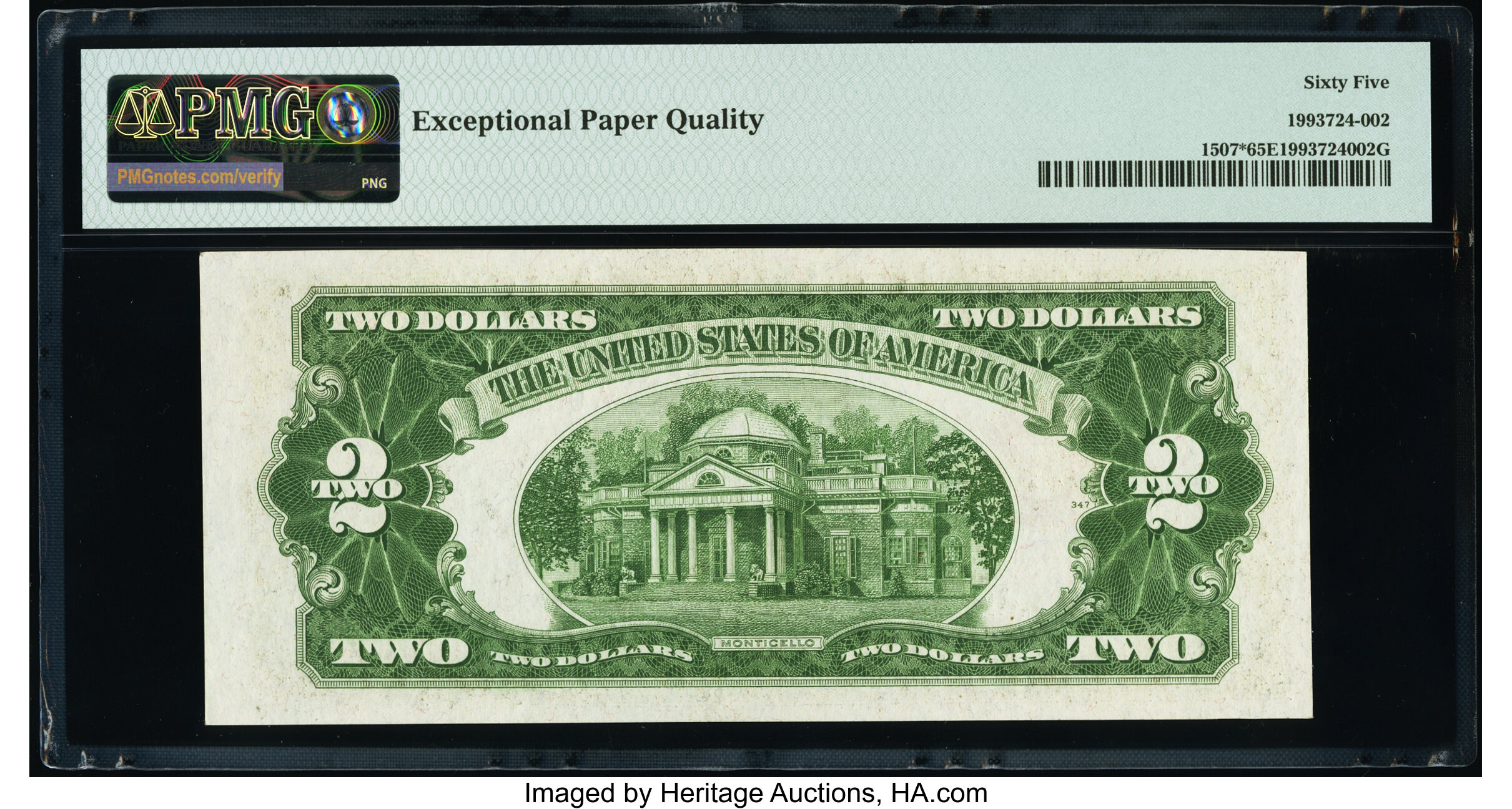 image for: Fr. 1507* $2 1928F Legal Tender Star Note. PMG Gem Uncirculated 65 EPQ....