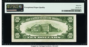 image for: Fr. 1703 $10 1934B Silver Certificate. PMG Choice Very Fine 35 EPQ....
