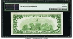 image for: Fr. 1890-D $100 1929 Federal Reserve Bank Note. PMG Choice Uncirculated 63 EPQ....