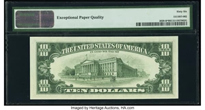 image for: Fr. 2020-B* $10 1969B Federal Reserve Star Note. PMG Gem Uncirculated 66 EPQ....