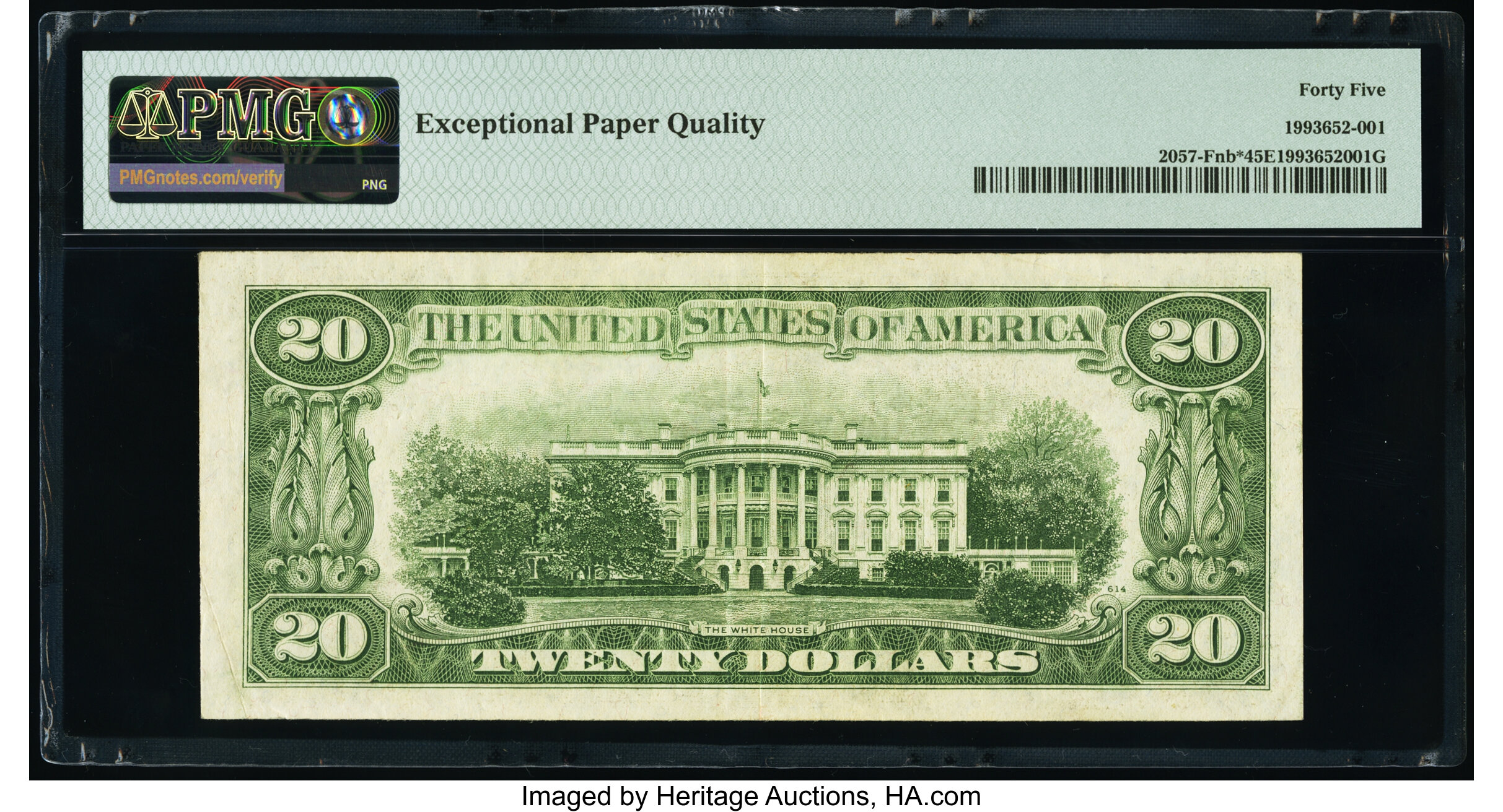 image for: Fr. 2057-F* $20 1934C New Back Federal Reserve Star Note. PMG Choice Extremely Fine 45 EPQ....