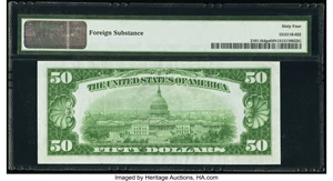 image for: Fr. 2101-H $50 1928A Federal Reserve Note. PMG Choice Uncirculated 64 Net....