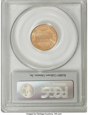 image for: (10)2005-D 1C Satin SMS MS69 Red PCGS. ... (Total: 10 coins)
