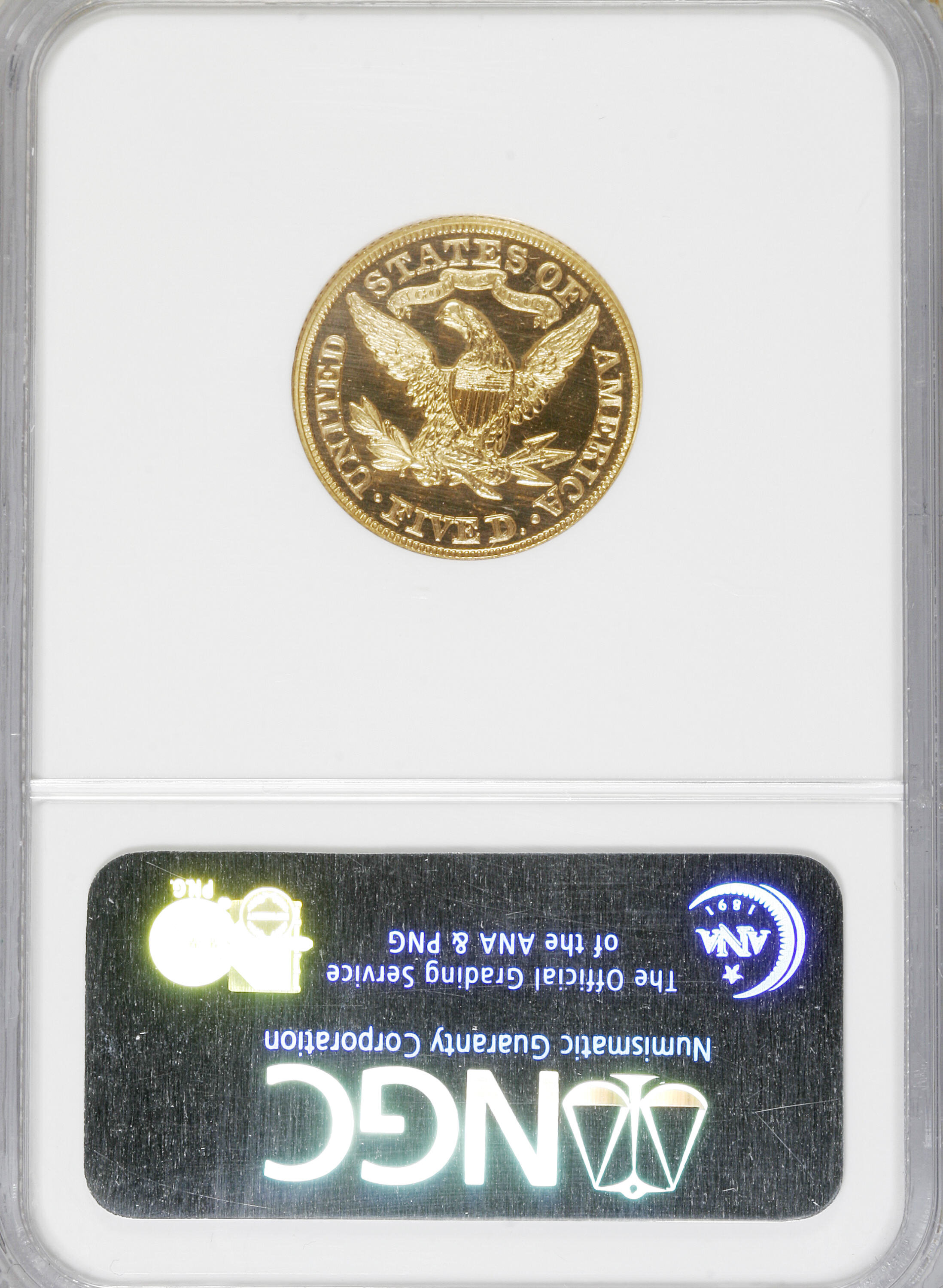 image for: 1867 $5 PR66 Cameo NGC. CAC....