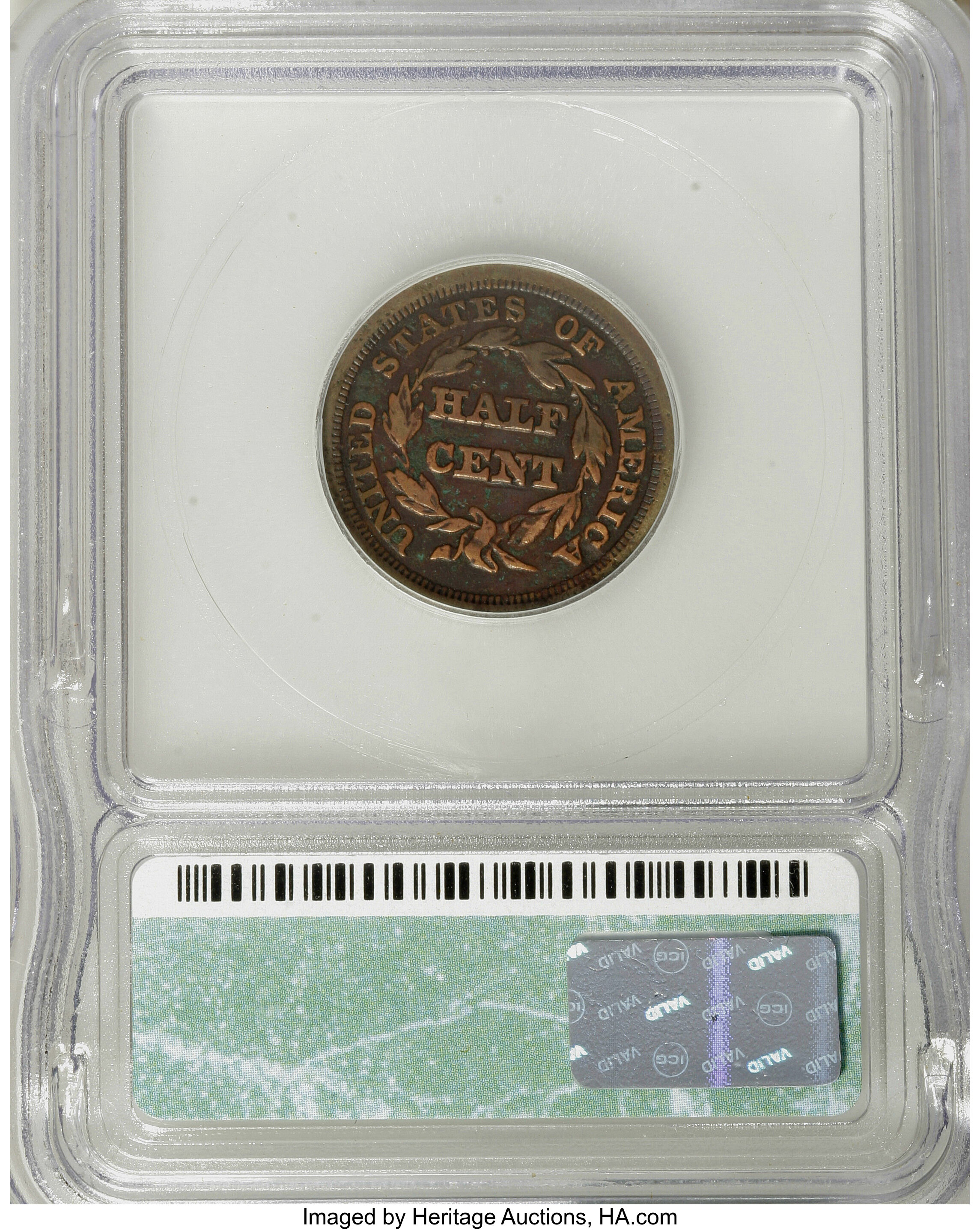 1853 1/2c MS BN F15 BN thumbnail 2