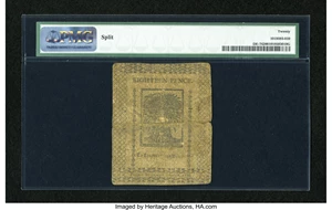 image for: Delaware January 1, 1776 18d PMG Very Fine 20....