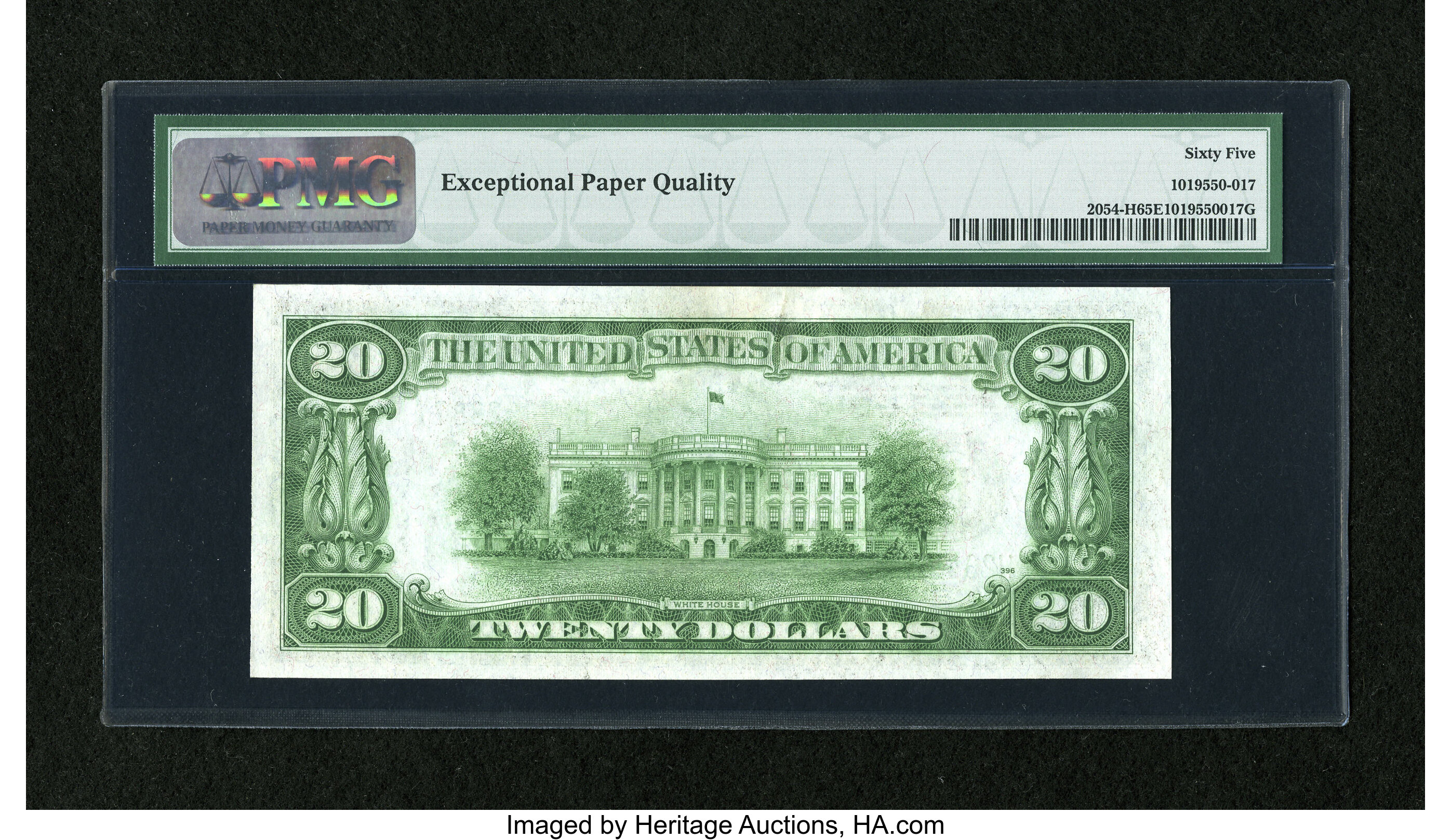 image for: Fr. 2054-H $20 1934 Mule Federal Reserve Note. PMG Gem Uncirculated 65 EPQ....