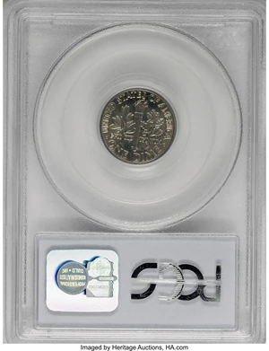 image for: 1982-D 10C MS66 Full Bands PCGS. PCGS Population (16/3). NGC Census: (0/0). Mintage: 542,713,600. (#85163)...
