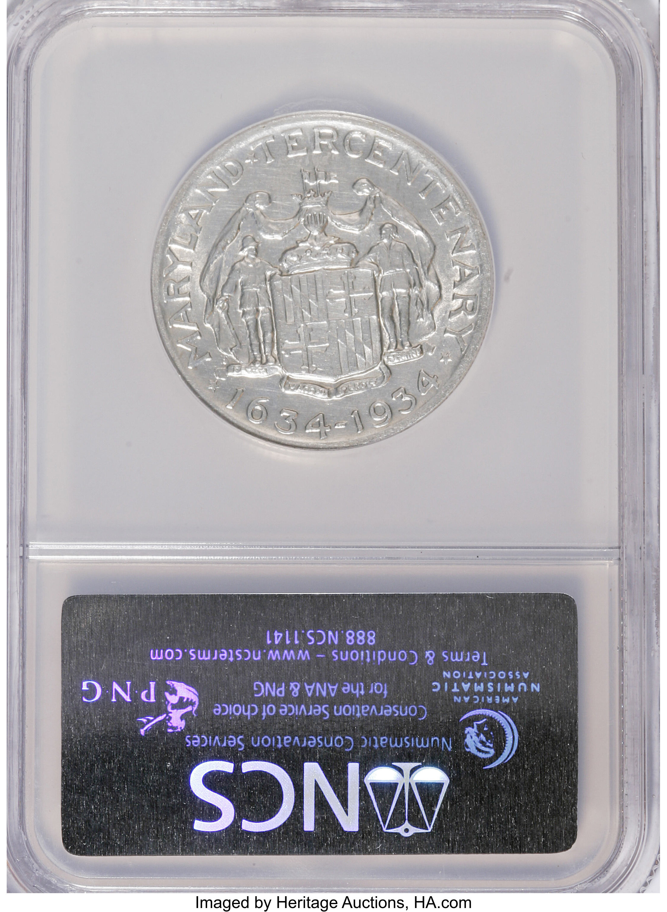 1934 50c Maryland XF40 CAC thumbnail 2