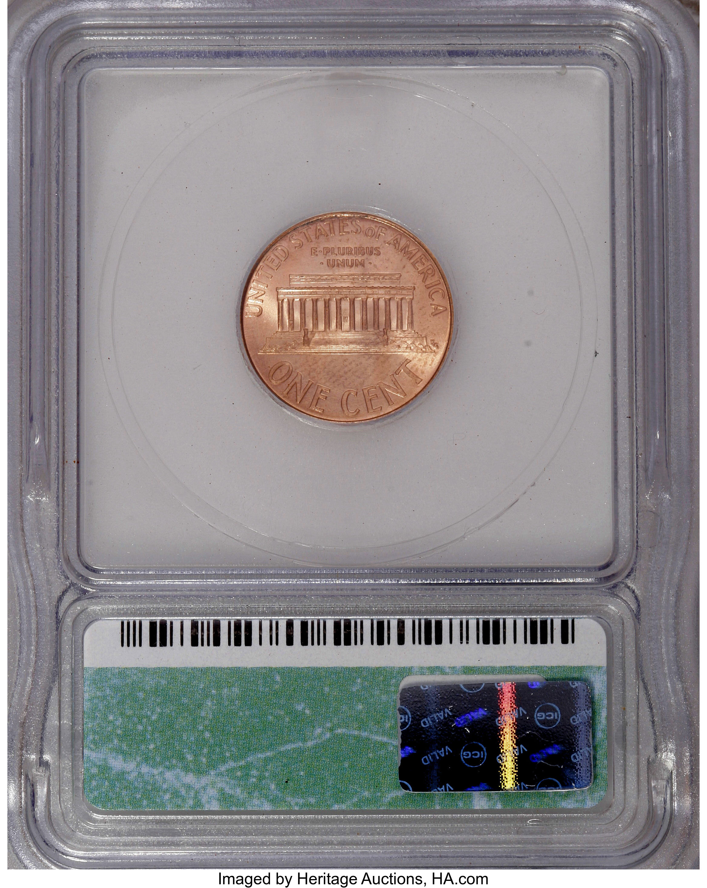 1995 1c Doubled Die Obverse MS RD MS62 RD thumbnail 6