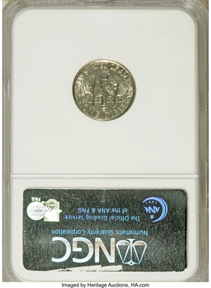 image for: 1993-P 10C MS67 Full Bands NGC. NGC Census: (0/0). PCGS Population (12/0). Mintage: 766,179,968. (#85184)...