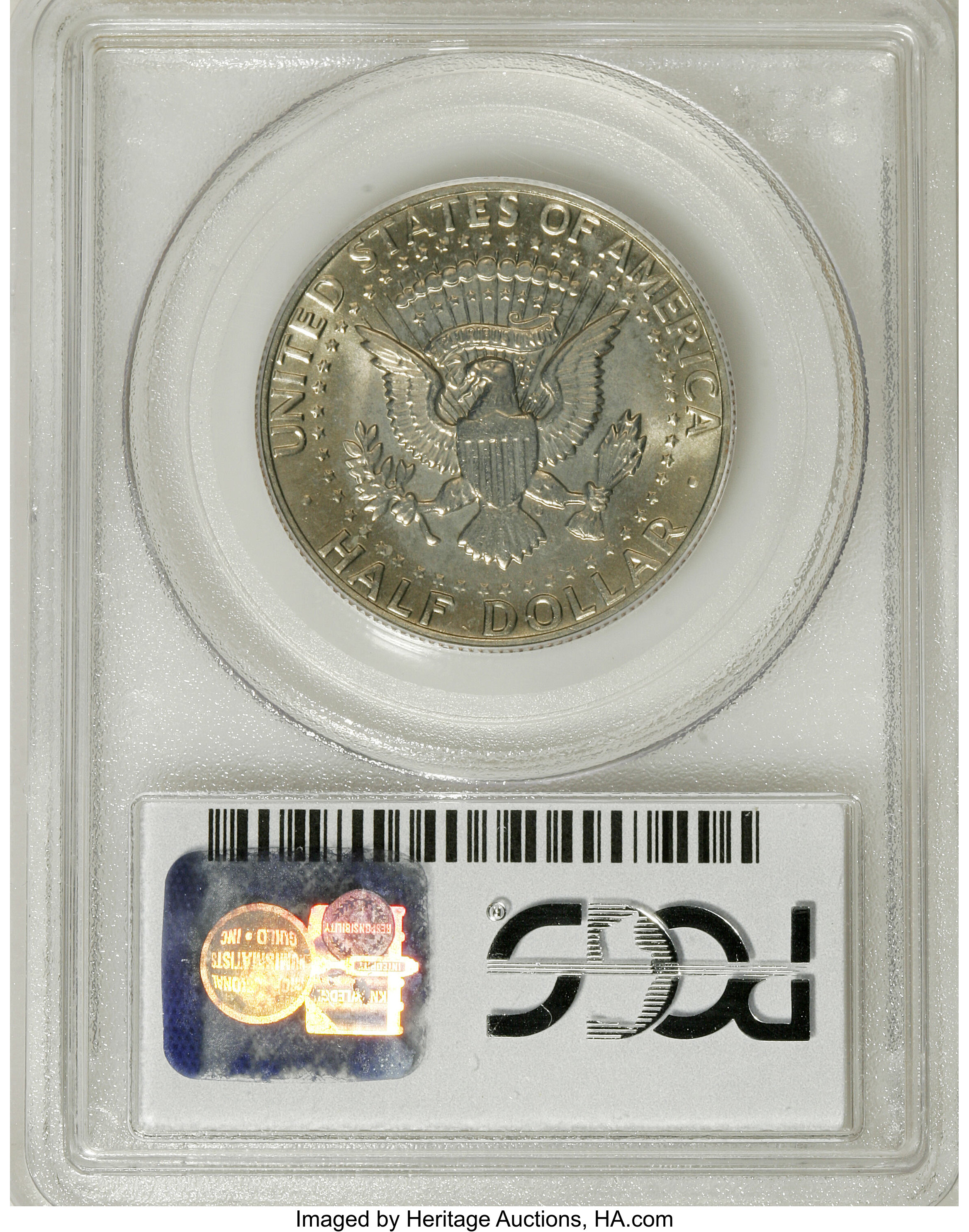 image for: 1980-D 50C MS66 PCGS. PCGS Population (60/35). NGC Census: (29/7). Mintage: 33,456,448. Numismedia Wsl. Price for NGC/PCGS ...