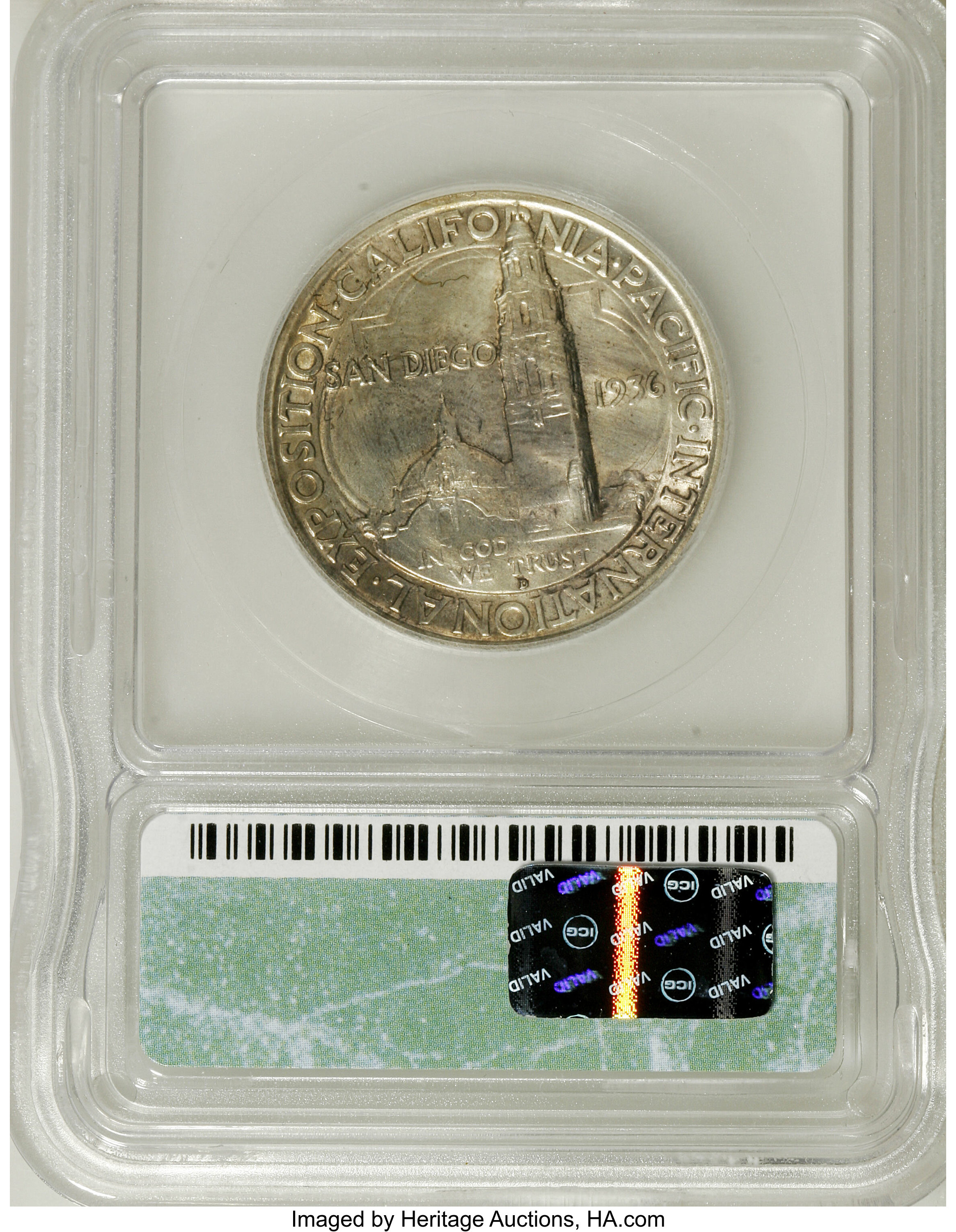 1936-D 50c San Diego Expo XF40 thumbnail 4