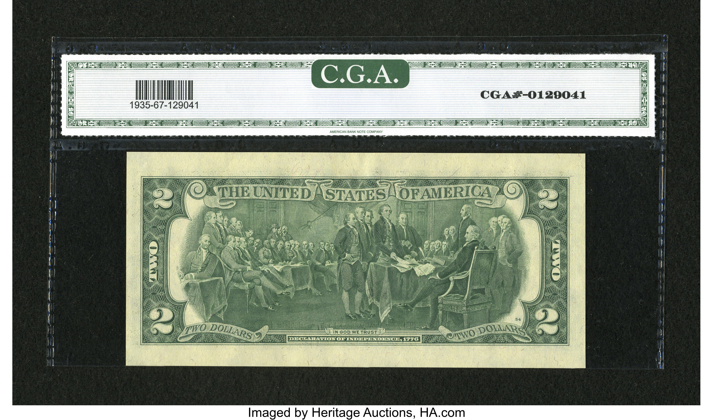 image for: Fr. 1935-L* $2 1976 Federal Reserve Star Note. CGA Gem Uncirculated 67....