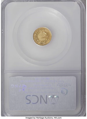 image for: 1870 $1 Liberty Round 1 Dollar, BG-1203, Low R.5--Improperly Cleaned--NCS. AU Details....