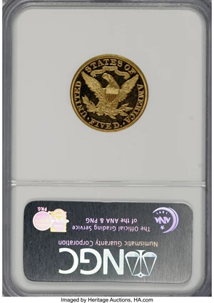 image for: 1887 $5 PR64 Cameo NGC....