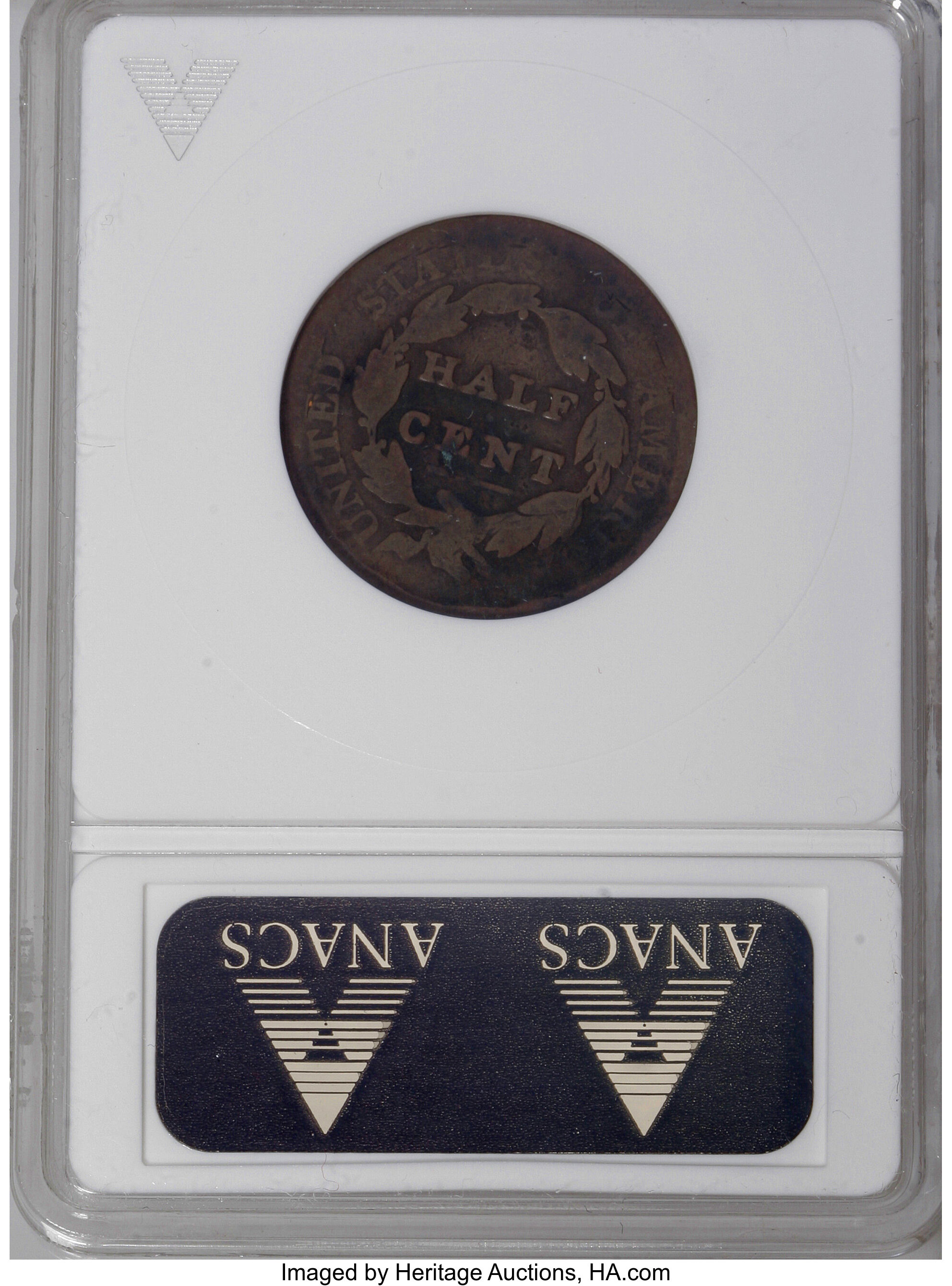 1829 1/2c MS BN AG3 BN thumbnail 2