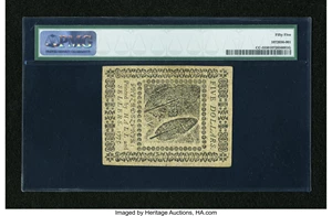 image for: Continental Currency May 10, 1775 $5 PMG About Uncirculated 55....