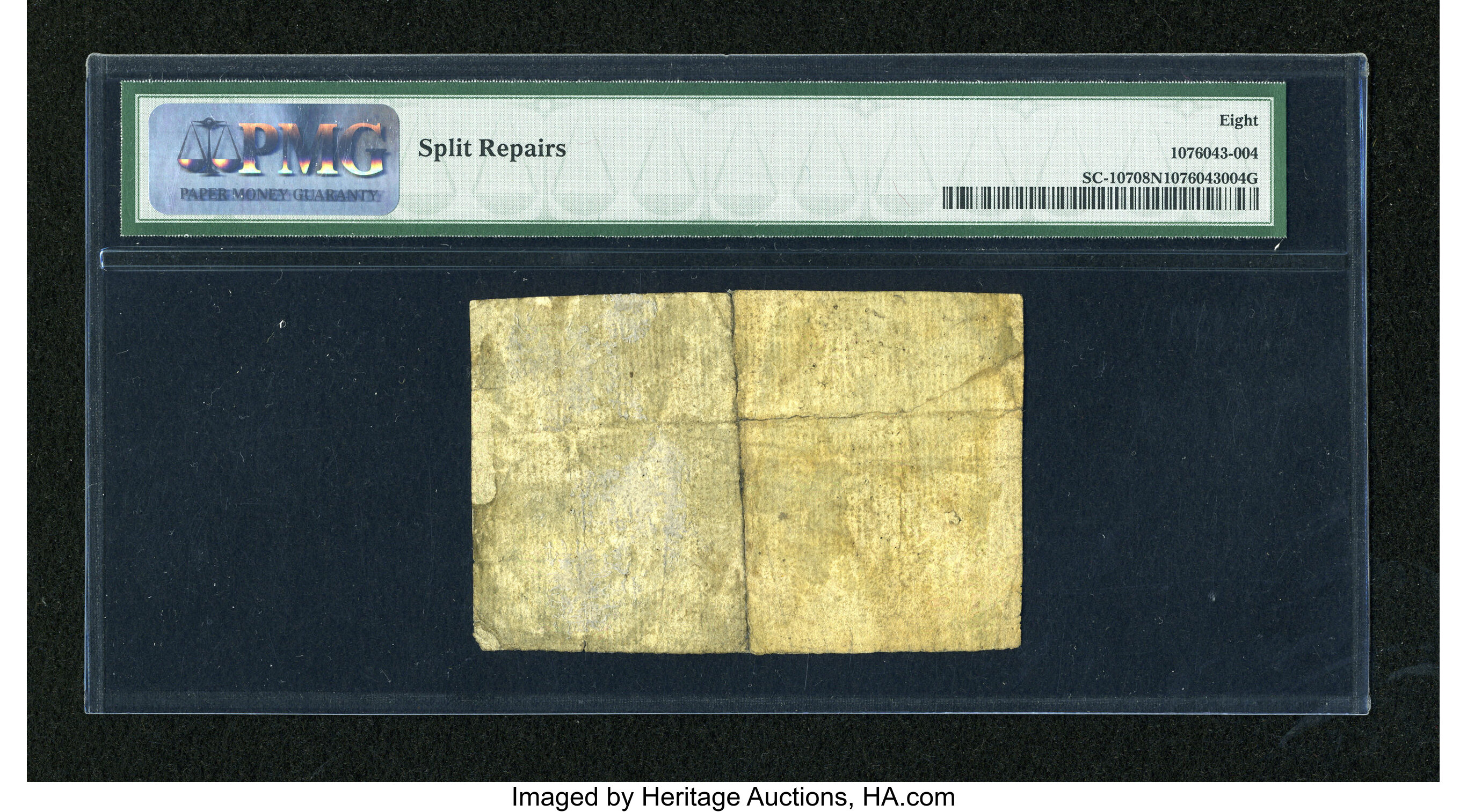 image for: South Carolina November 15, 1775 15s PMG Very Good 8 Net....