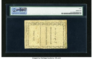 image for: South Carolina February 14, 1777 $30 PMG Extremely Fine 40....