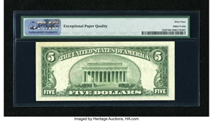 image for: Fr. 1532* $5 1953 Legal Tender Star Note. PMG Choice Uncirculated 64 EPQ....