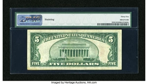 image for: Fr. 1950-H $5 1928 Federal Reserve Note. PMG Choice Very Fine 35....