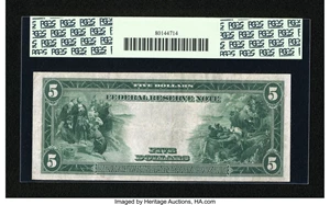 image for: Fr. 869 $5 1914 Federal Reserve Note PCGS Very Fine 20....